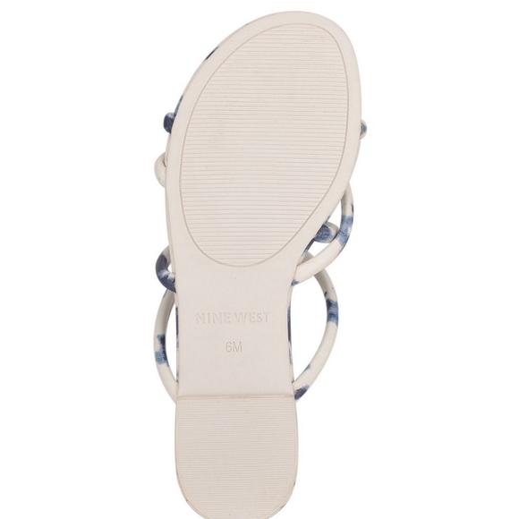 Nine West Beva Criss-Cross Slip-on Flat Sandals-6 - Picture 2 of 8